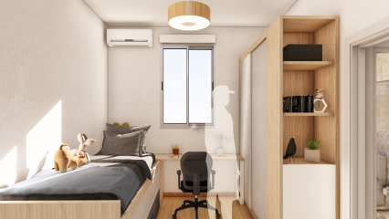 Dormitorio individual diurno Original (Grande)
